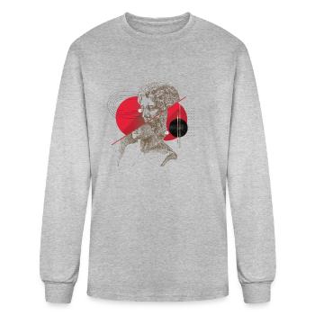 Ancient BC - Men's Long Sleeve T-Shirt - heather gray - Front