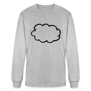 cloud - Men's Long Sleeve T-Shirt - heather gray - Front