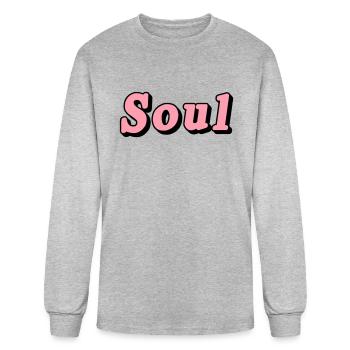 Soul music - Men's Long Sleeve T-Shirt - heather gray - Front