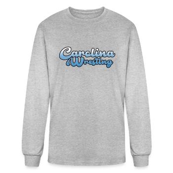 Carolina Wrestling - Men's Long Sleeve T-Shirt - heather gray - Front