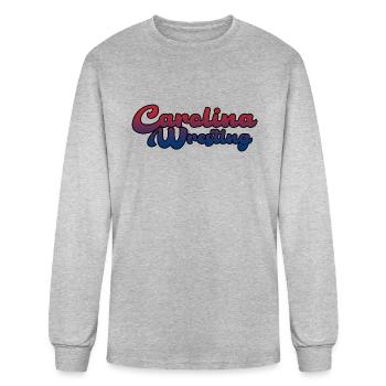 Carolina Wrestling - Men's Long Sleeve T-Shirt - heather gray - Front