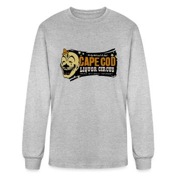 Vintage Clown Liquor Store - Men's Long Sleeve T-Shirt - heather gray - Front