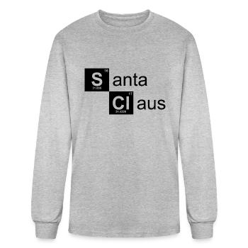 Santa Claus - Men's Long Sleeve T-Shirt - heather gray - Front