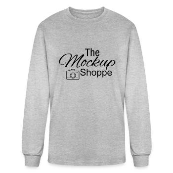 the mockup shoppe - Men's Long Sleeve T-Shirt - heather gray - Front