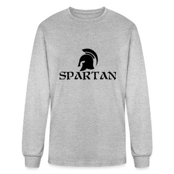 Spartan - Men's Long Sleeve T-Shirt - heather gray - Front