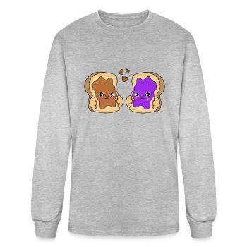 All I Need Is Bread - Men's Long Sleeve T-Shirt - heather gray - Front
