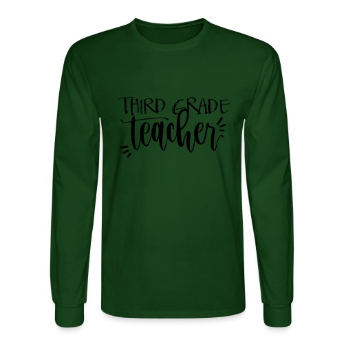 Third Grade Teacher T-Shirts - Men's Long Sleeve T-Shirt