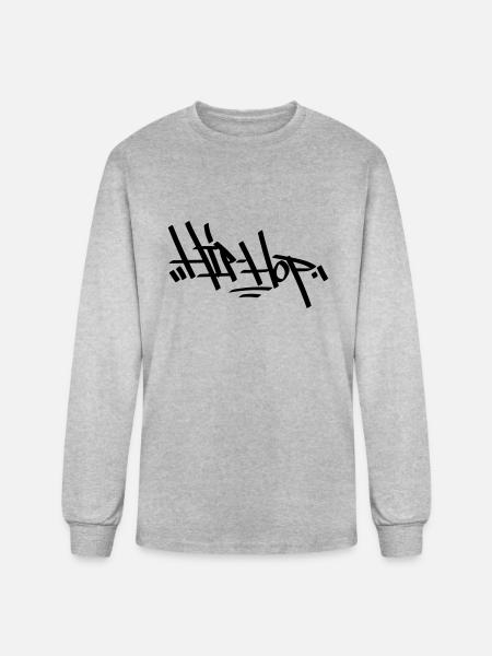 Hip Hop - Men's Long Sleeve T-Shirt - heather gray