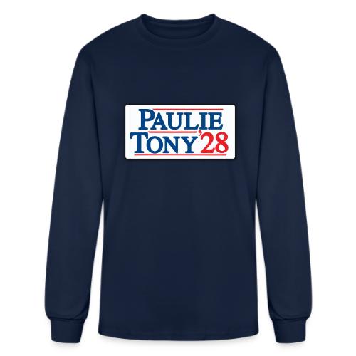 Paulie and Tony for Co-President 2028 - Men's Long Sleeve T-Shirt