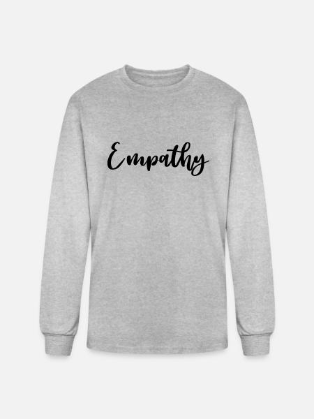 EMPATHY - Men's Long Sleeve T-Shirt - heather gray