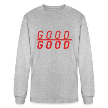 good/good - Men's Long Sleeve T-Shirt - heather gray - Front