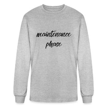 Under Maintenance Phase - Men's Long Sleeve T-Shirt - heather gray - Front