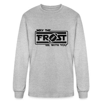 May The Force Be With You - Men's Long Sleeve T-Shirt - heather gray - Front