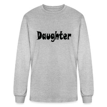 Daughter stars - Men's Long Sleeve T-Shirt - heather gray - Front