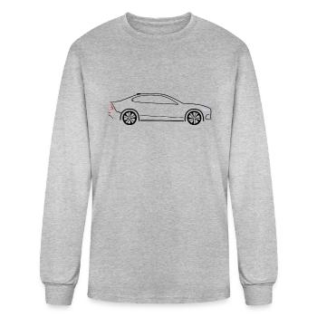 S60 - Men's Long Sleeve T-Shirt - heather gray - Front