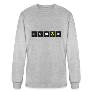 Éléments périodiques: Fusion - T-shirt à manches longues Homme - gris chiné - Devant
