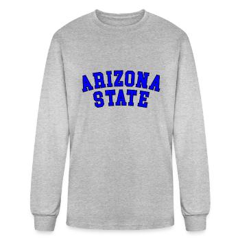 arizona state - Men's Long Sleeve T-Shirt - heather gray - Front