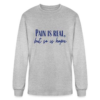 So Is Hope - Men's Long Sleeve T-Shirt - heather gray - Front