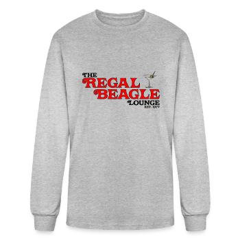 the regal beagle lounge 1977 - Men's Long Sleeve T-Shirt - heather gray - Front