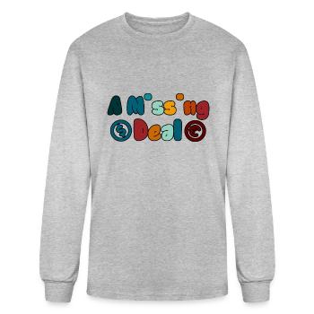 A Missing Deal - Men's Long Sleeve T-Shirt - heather gray - Front
