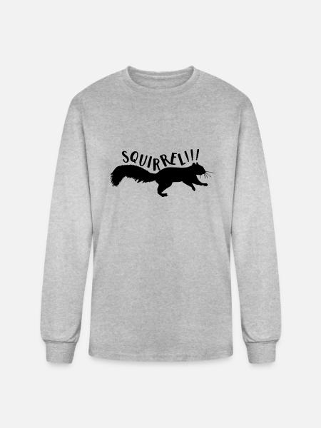 Squirrel - Men's Long Sleeve T-Shirt - heather gray