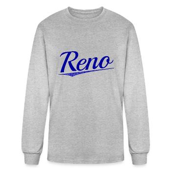 Reno Nevada boy - Men's Long Sleeve T-Shirt - heather gray - Front