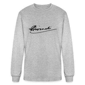 Benjamin Disraeli - Men's Long Sleeve T-Shirt - heather gray - Front