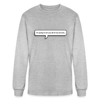 Parks And Rec - Men's Long Sleeve T-Shirt - heather gray - Front