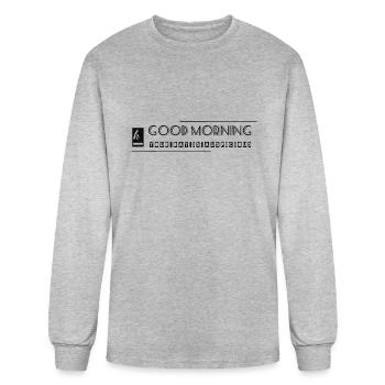 Confidence - Men's Long Sleeve T-Shirt - heather gray - Front