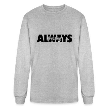 Always Freezing - Men's Long Sleeve T-Shirt - heather gray - Front