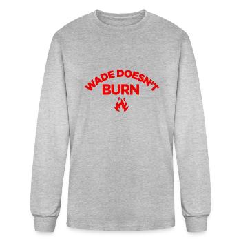 Wade Doesn t Bros - Men's Long Sleeve T-Shirt - heather gray - Front