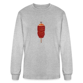 Döner Kebab - Men's Long Sleeve T-Shirt - heather gray - Front