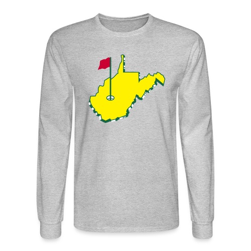 West Virginia Golf (Full) - Men's Long Sleeve T-Shirt