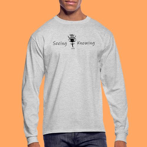 Seeing and Knowing - Men's Long Sleeve T-Shirt