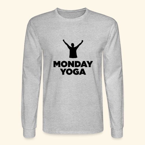 monday yoga - Men's Long Sleeve T-Shirt