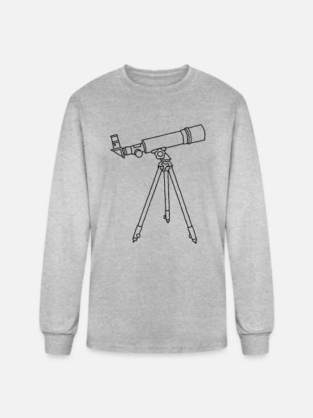Telescope - Men's Long Sleeve T-Shirt - heather gray