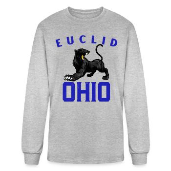 Euclid Ohio - Men's Long Sleeve T-Shirt - heather gray - Front