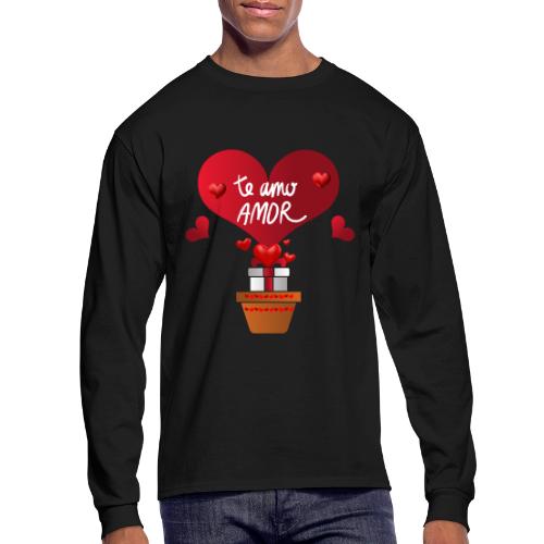 Fashion Valentine's Day Hearts, Gifts February 14 - Men's Long Sleeve T-Shirt