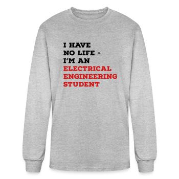 Electrical Engineering - Men's Long Sleeve T-Shirt - heather gray - Front