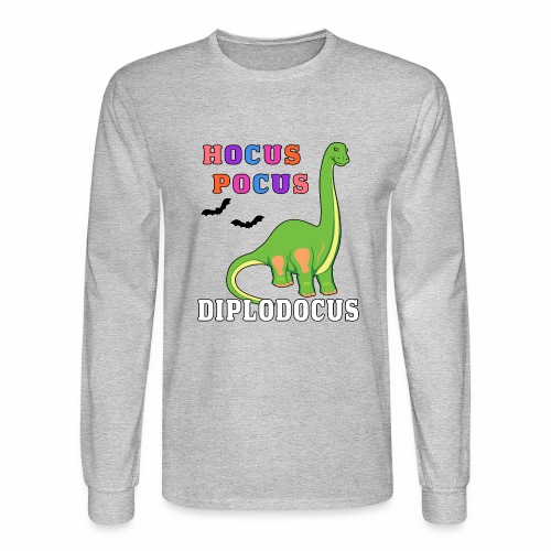 Hocus Pocus Diplodocus Prehistoric Dinosaur Bat. - Men's Long Sleeve T-Shirt
