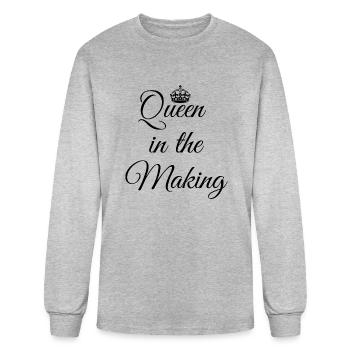 Queen In The Making - Men's Long Sleeve T-Shirt - heather gray - Front