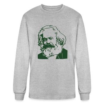 Karl Marx - Men's Long Sleeve T-Shirt - heather gray - Front