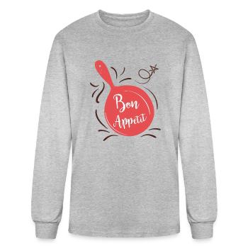 Cute Pan Splash - Men's Long Sleeve T-Shirt - heather gray - Front