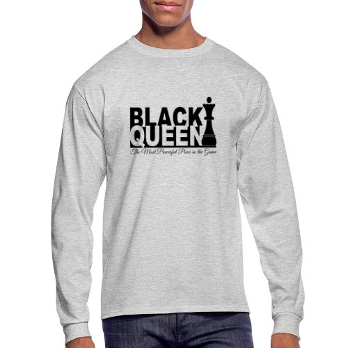 Black Queen Most Powerful Piece in the Game Tees - Men's Long Sleeve T-Shirt