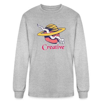 Creative - Men's Long Sleeve T-Shirt - heather gray - Front