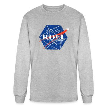 Roll For Initiative - Men's Long Sleeve T-Shirt - heather gray - Front