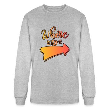 Motivation - T-shirt à manches longues Homme - gris chiné - Devant