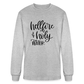 Hellfire And The Holy Water - Men's Long Sleeve T-Shirt - heather gray - Front