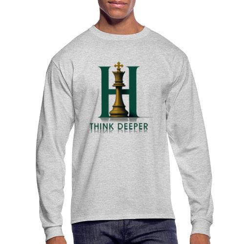 ThinkDeeperNow - Men's Long Sleeve T-Shirt