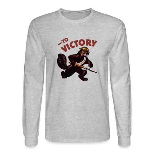 Canada To Victory WW2 - Men's Long Sleeve T-Shirt